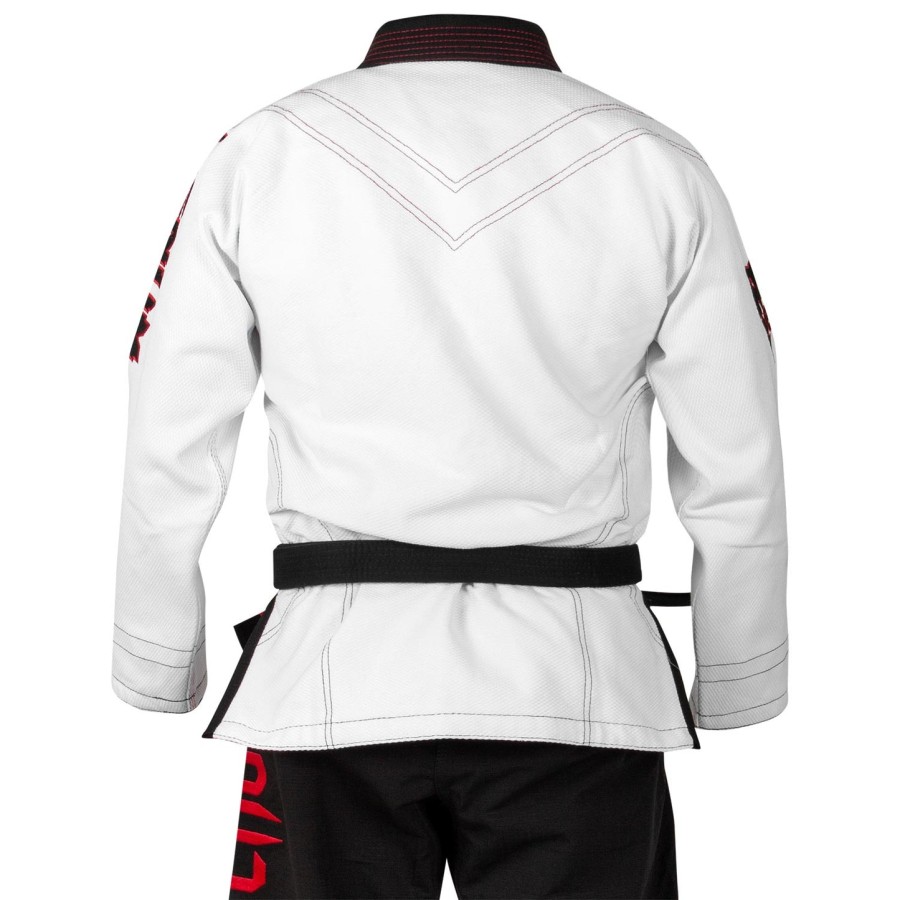 venum devil bjj gi - hvidsort - eksklusiv