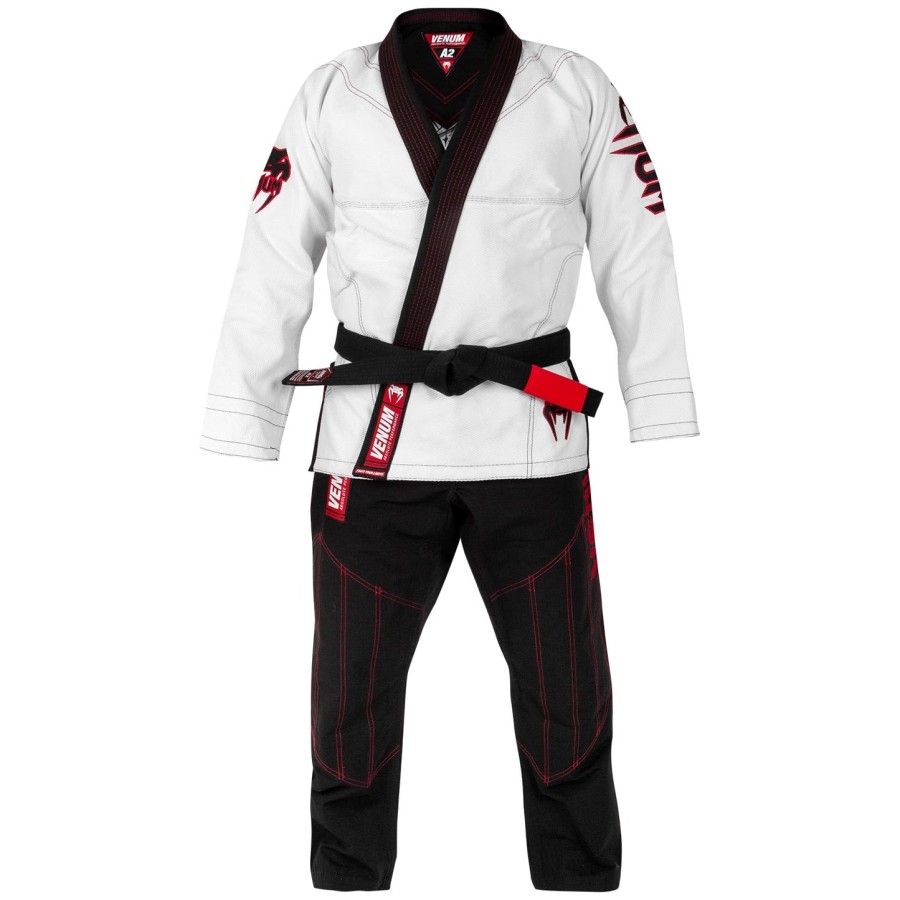 venum devil bjj gi - hvidsort - eksklusiv