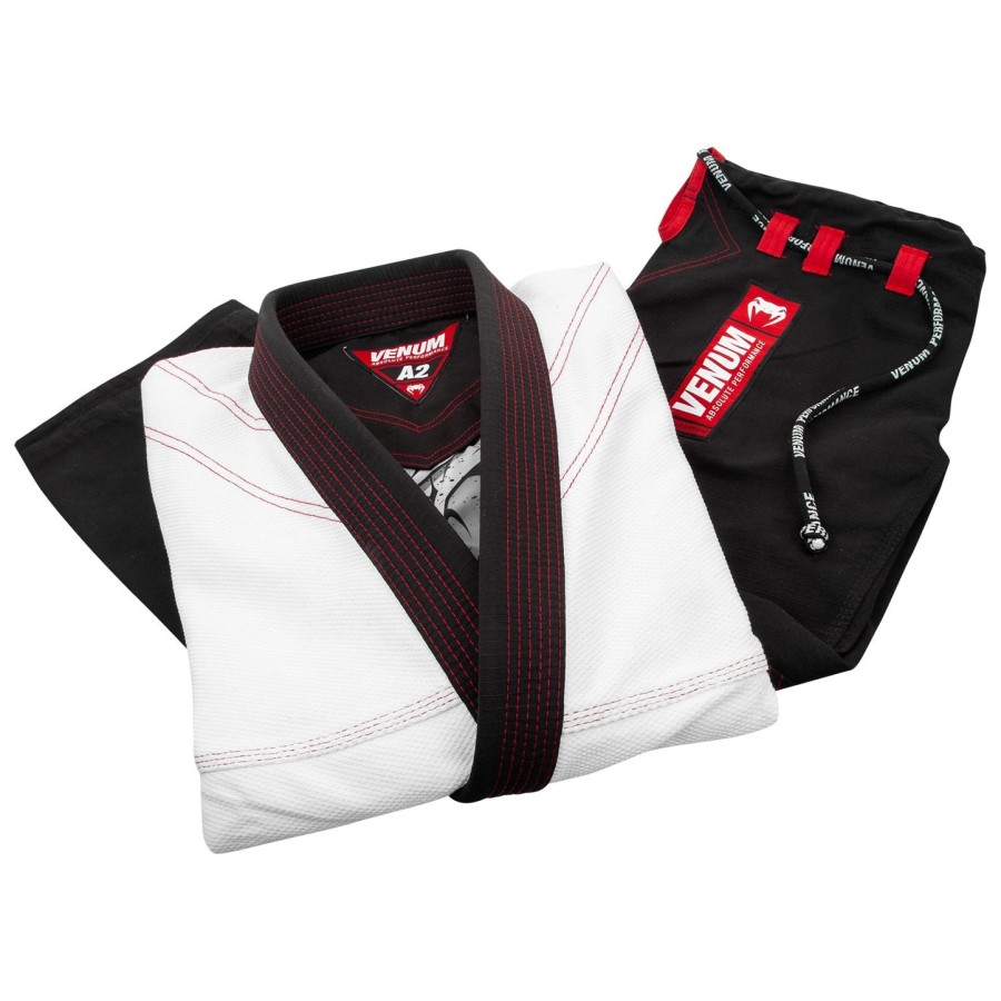 venum devil bjj gi - hvidsort - eksklusiv
