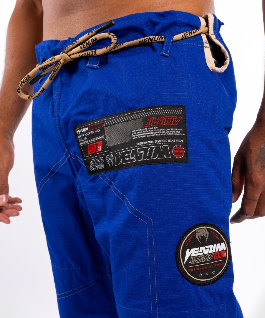 venum elite 3.0 bjj gi - blå