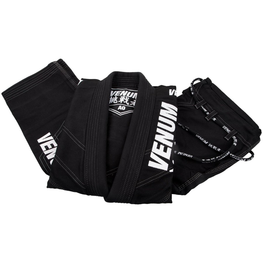 venum challenger 4.0 bjj gi - taske inkluderet - sort