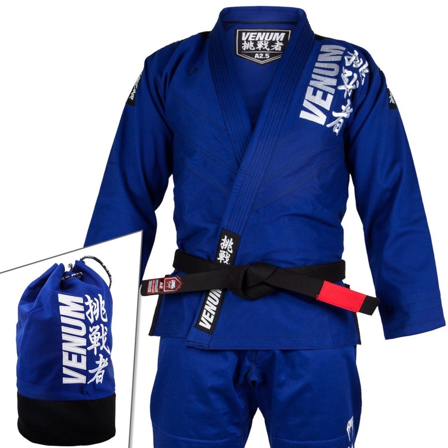 venum challenger 4.0 bjj gi - taske inkluderet - blå