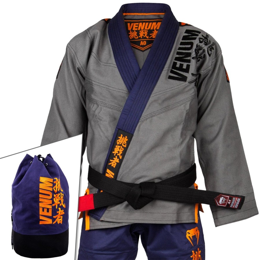 venum challenger 4.0 bjj gi - taske inkluderet - marineblå