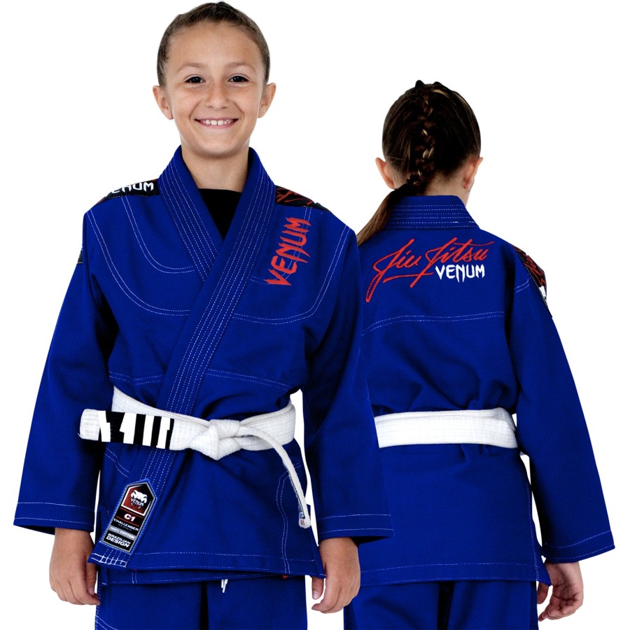 venum challenger 2.0 kids bjj gi - kongeblå