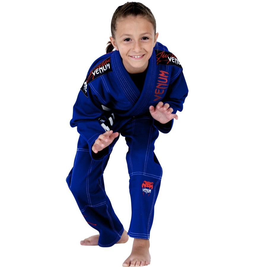 venum challenger 2.0 kids bjj gi - kongeblå