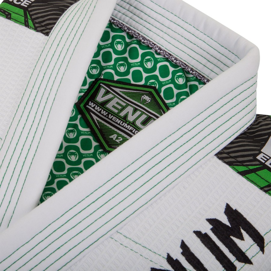 venum elite bjj gi - hvidgrøn