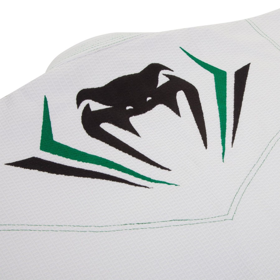 venum elite bjj gi - hvidgrøn