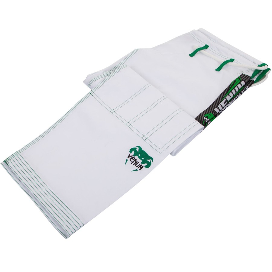 venum elite bjj gi - hvidgrøn