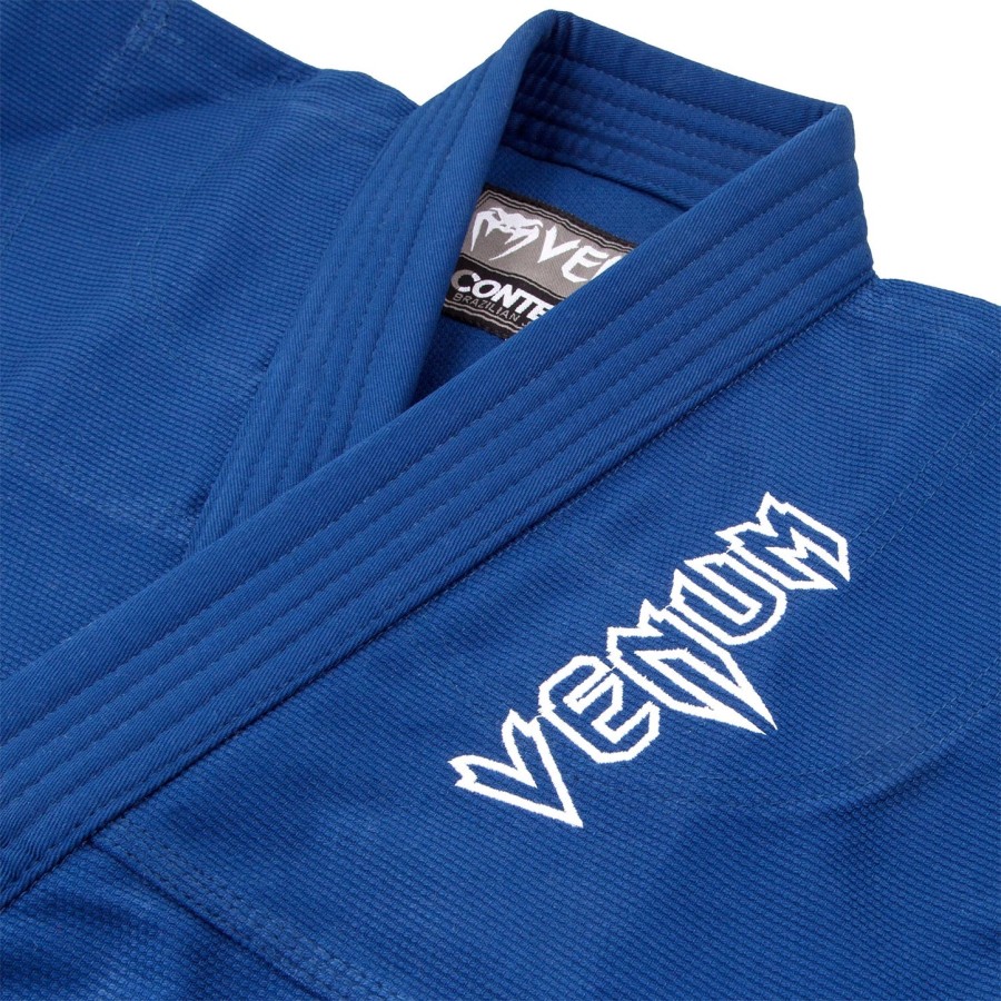 venum contender kids bjj gi gratis hvidt bælte inkluderet - blå