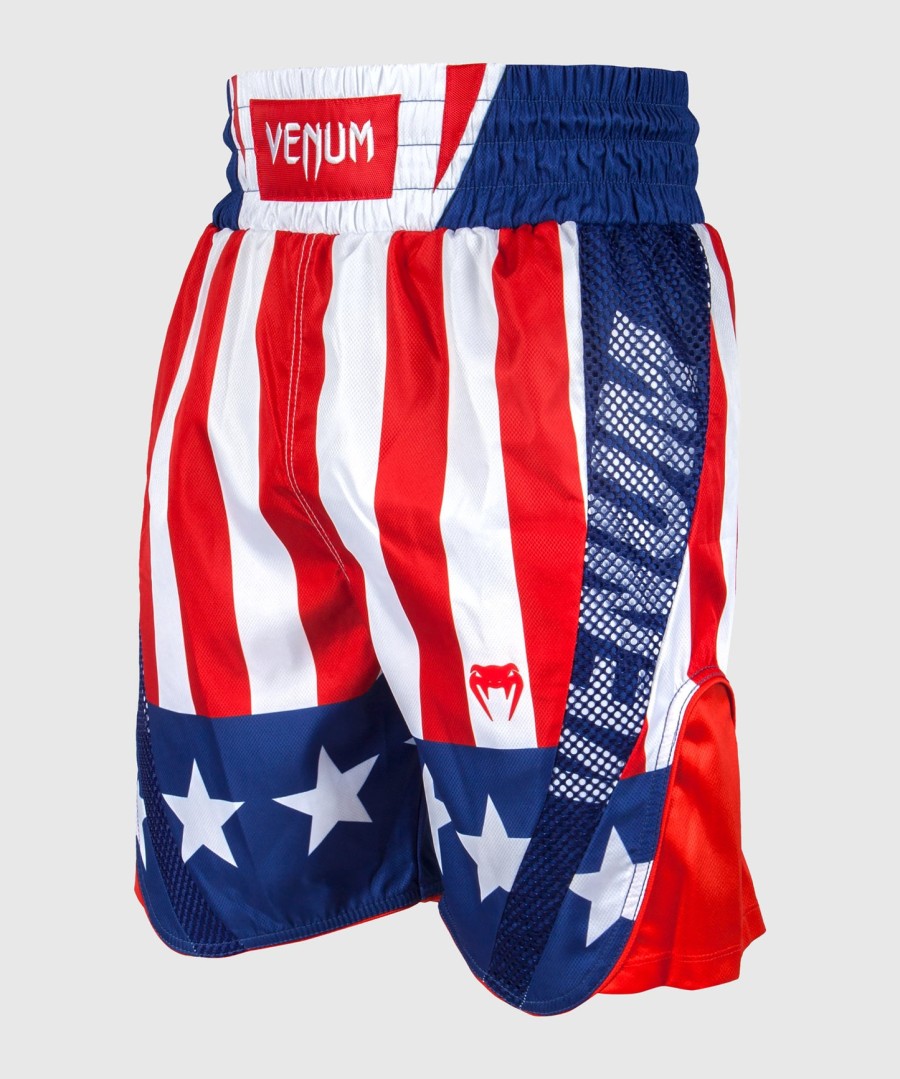 venum elite bokseshorts - usa - rødhvid-blå - eksklusiv