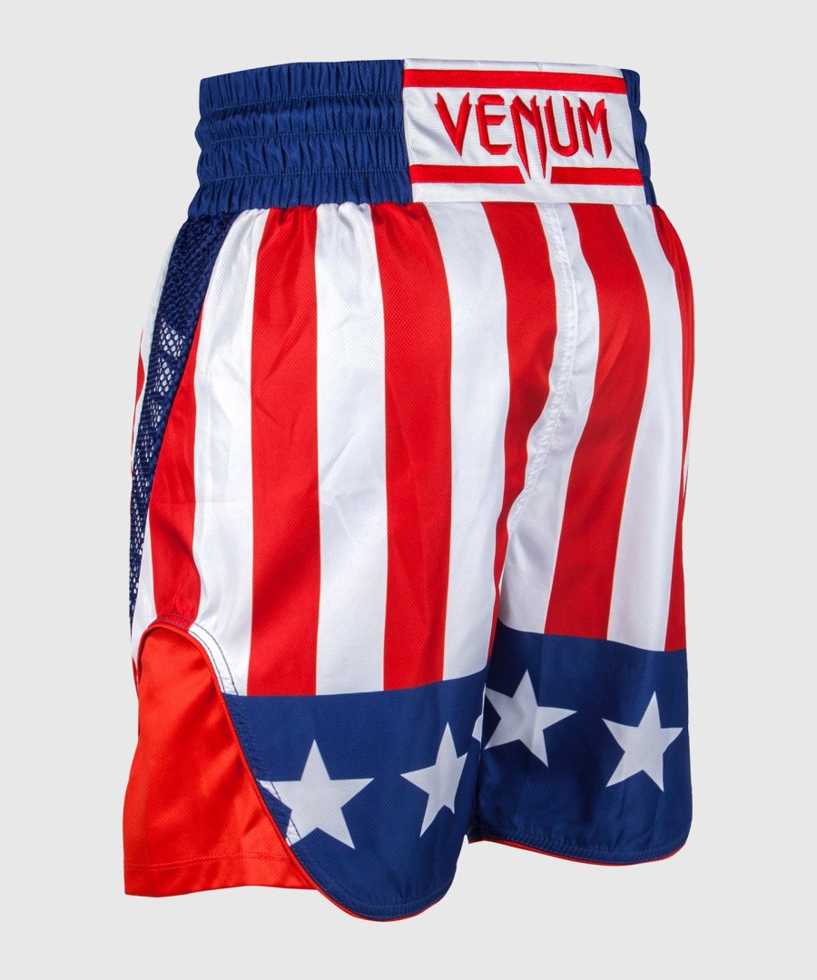 venum elite bokseshorts - usa - rødhvid-blå - eksklusiv