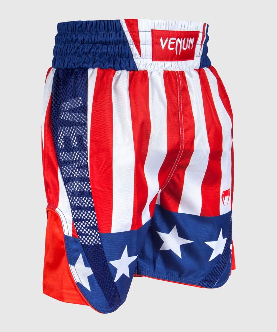 venum elite bokseshorts - usa - rødhvid-blå - eksklusiv