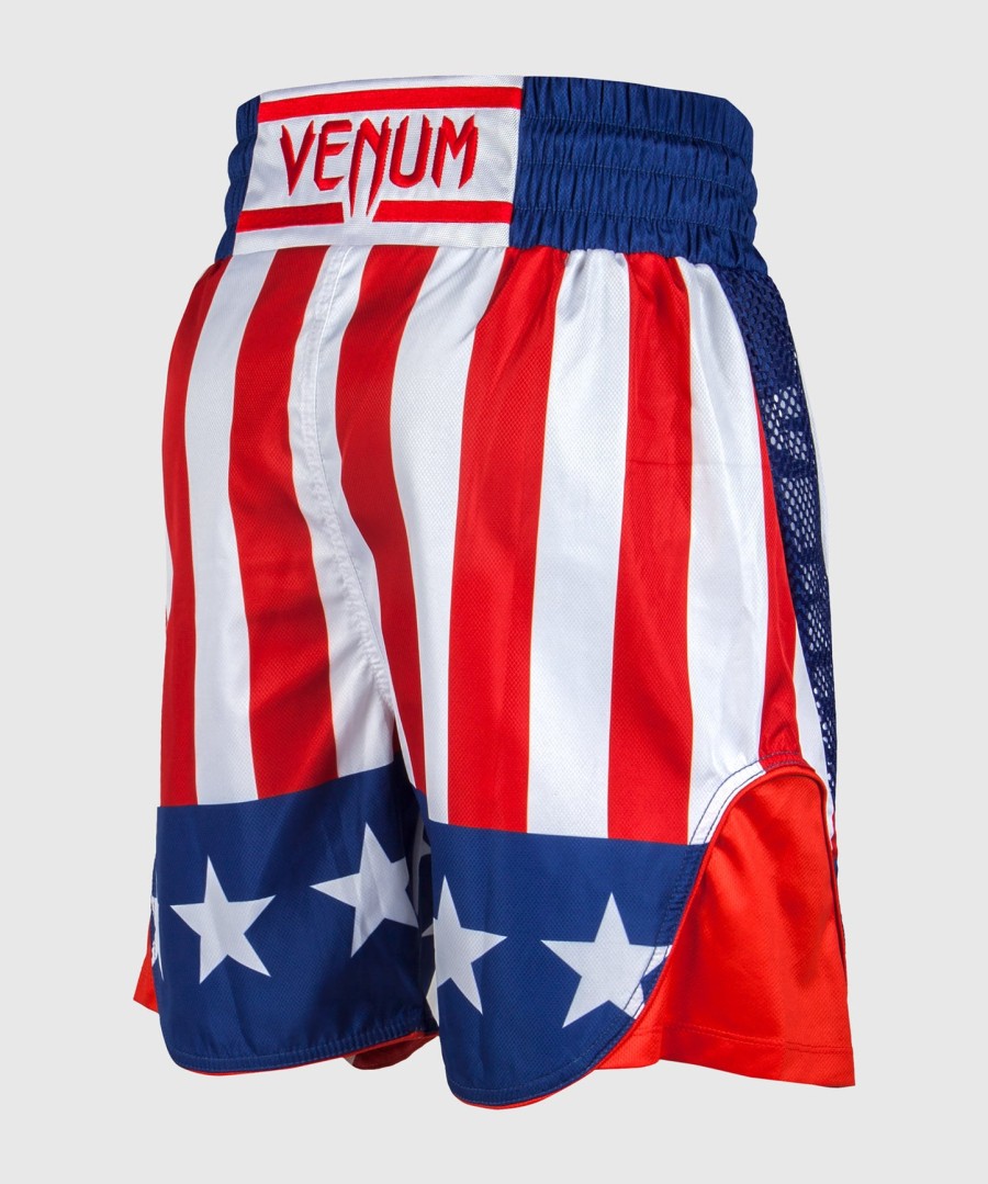 venum elite bokseshorts - usa - rødhvid-blå - eksklusiv