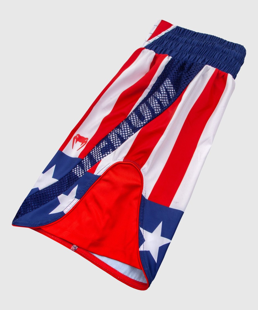 venum elite bokseshorts - usa - rødhvid-blå - eksklusiv