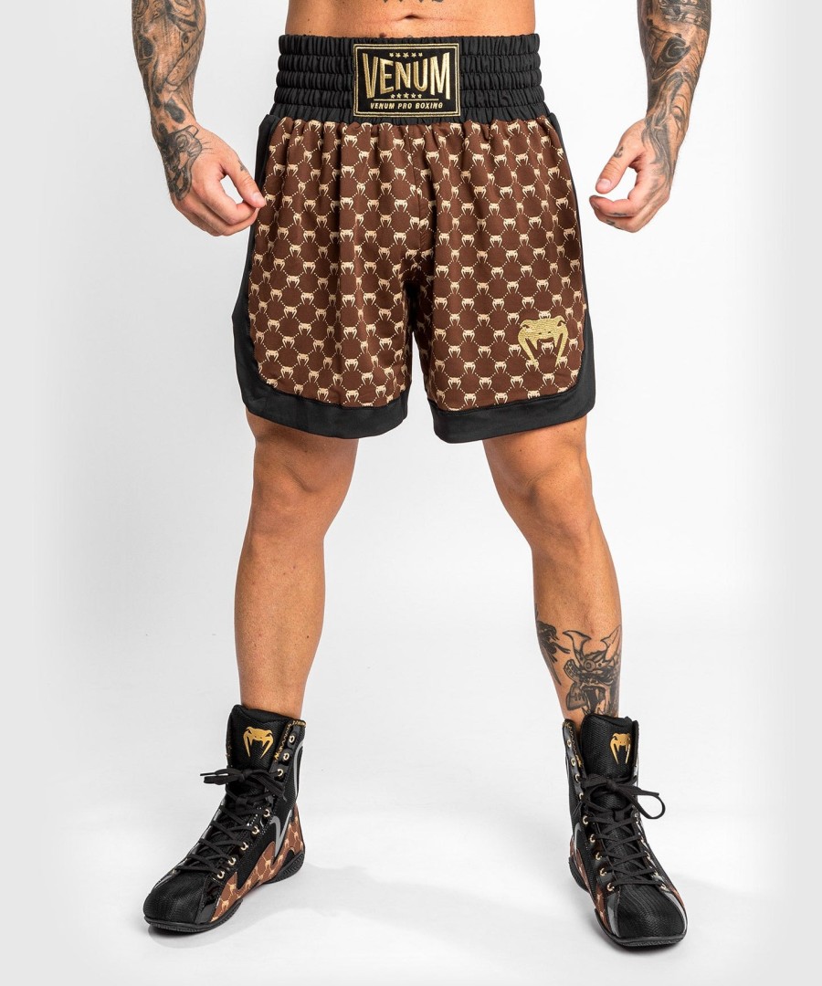 venum monogram bokseshorts - sortbrun