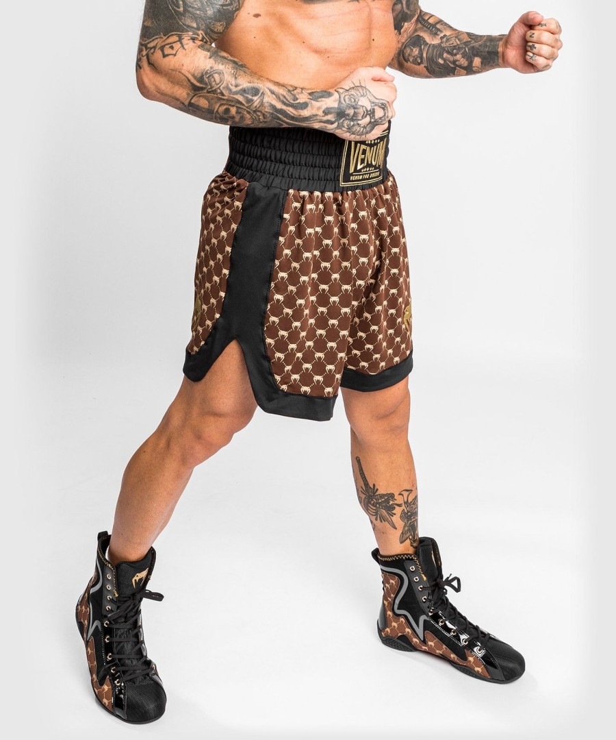 venum monogram bokseshorts - sortbrun