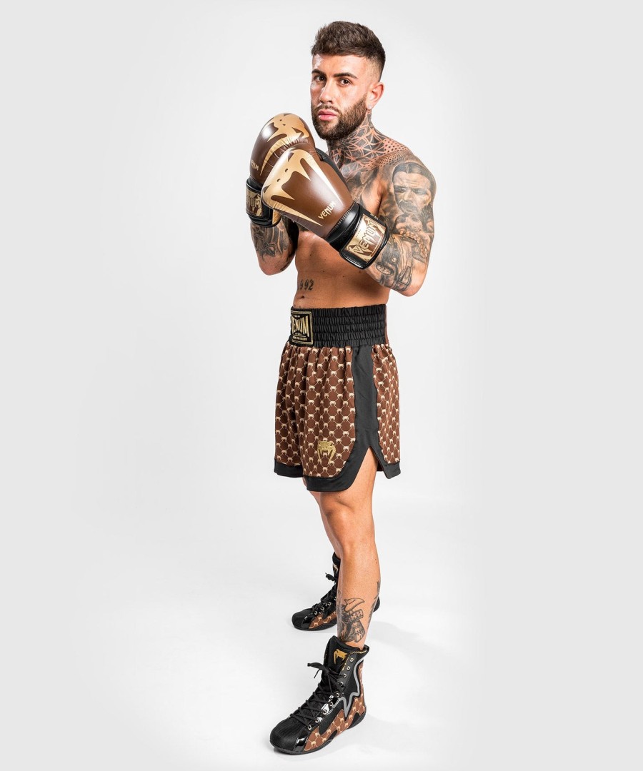 venum monogram bokseshorts - sortbrun