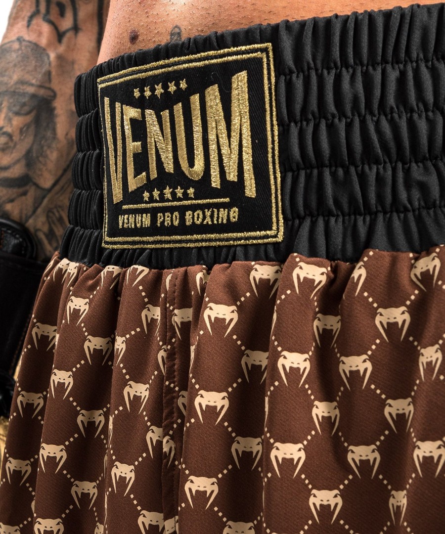 venum monogram bokseshorts - sortbrun