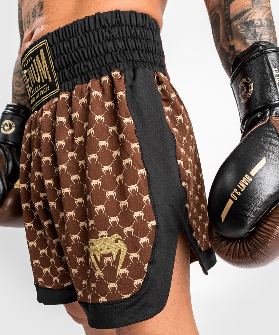 venum monogram bokseshorts - sortbrun