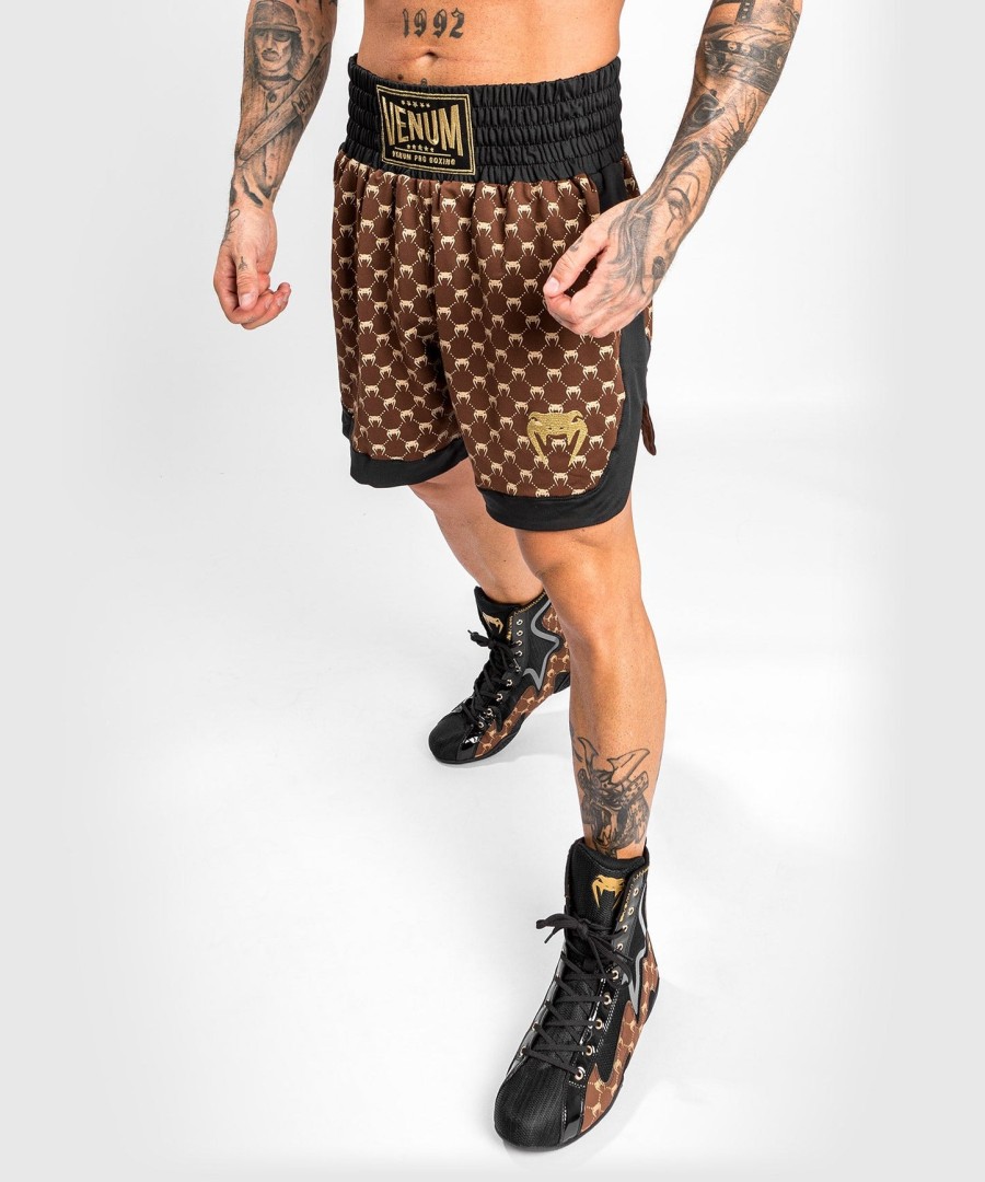 venum monogram bokseshorts - sortbrun