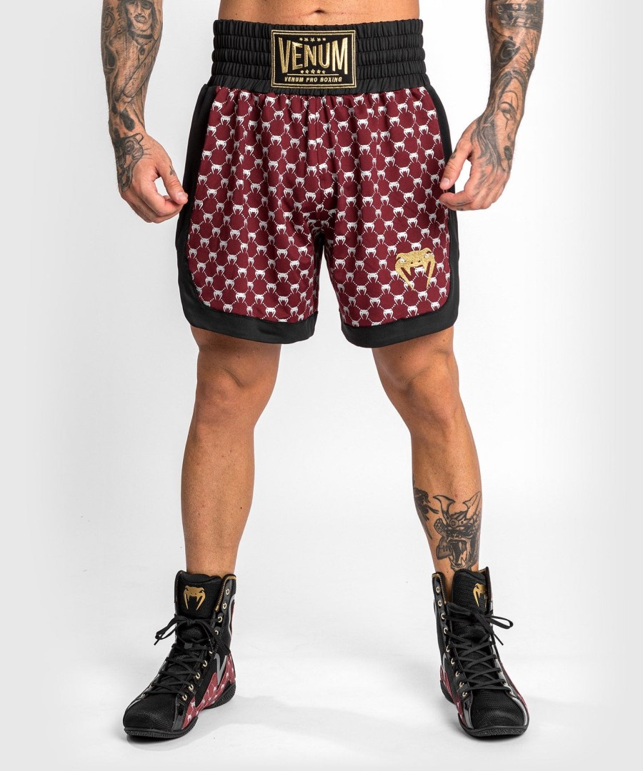 venum monogram bokseshorts - sortbordeauxrød
