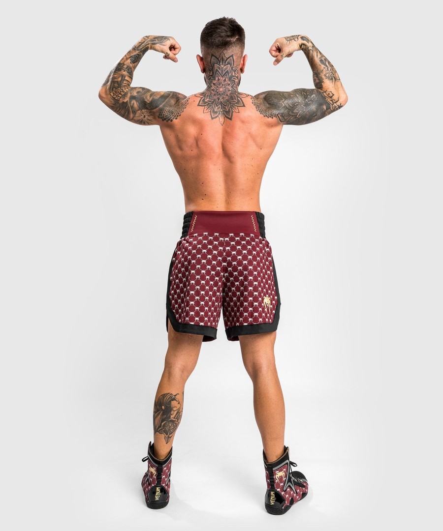venum monogram bokseshorts - sortbordeauxrød