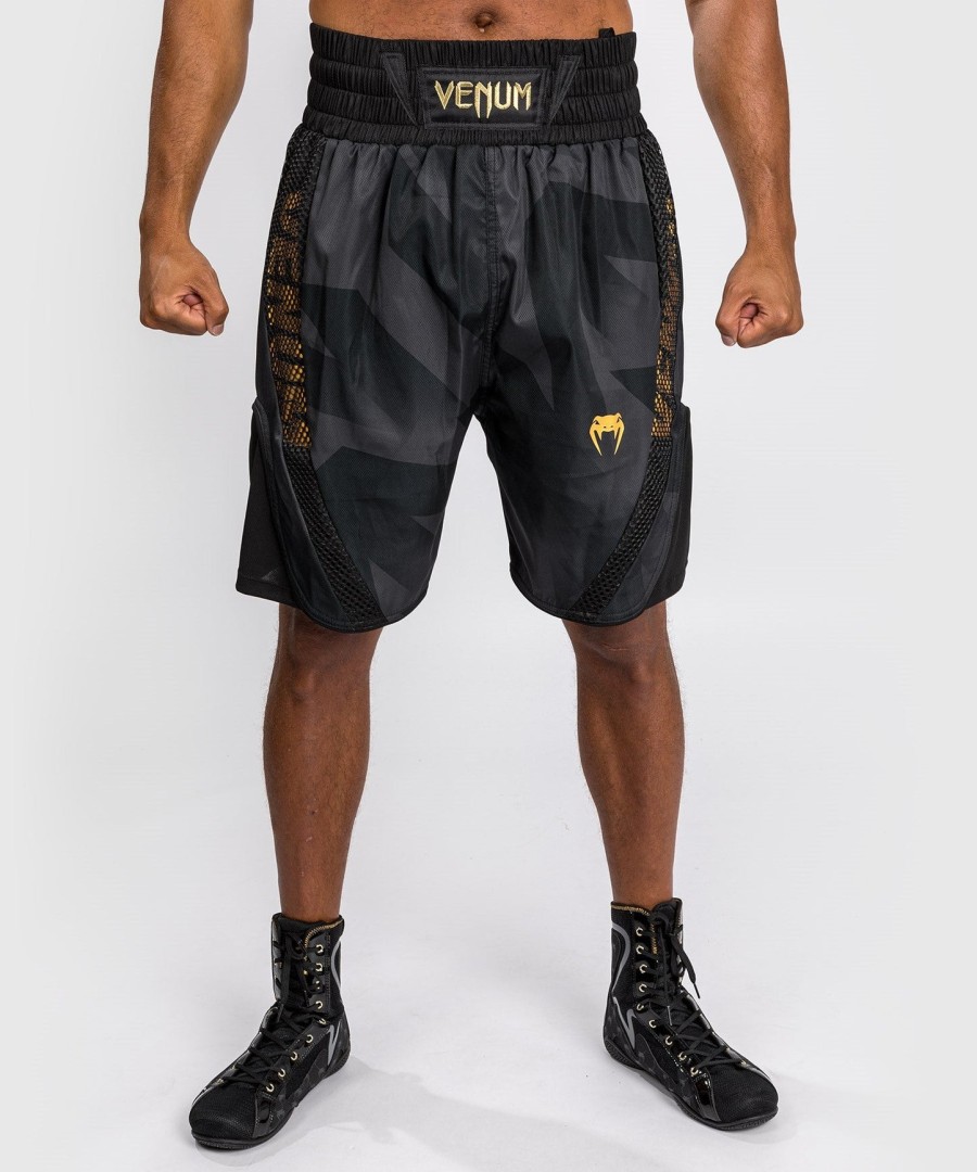 venum razor bokseshorts - sortguld