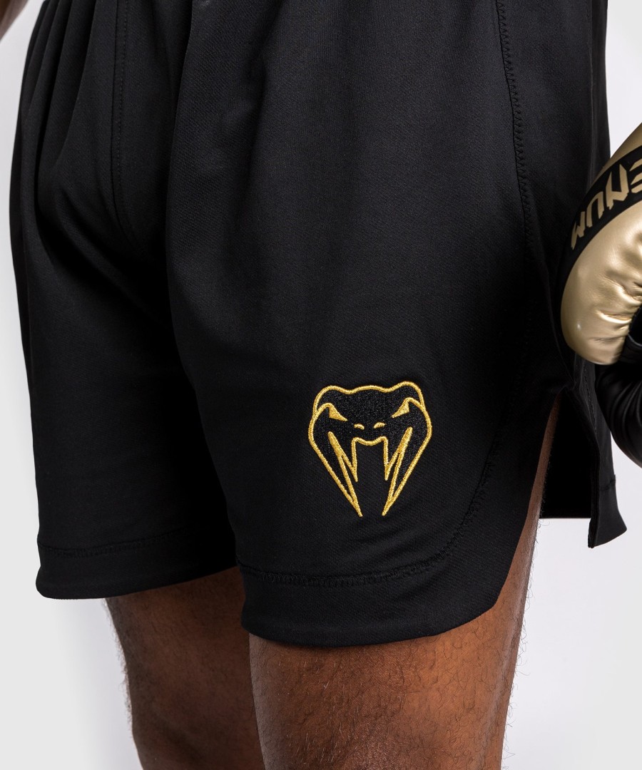 venum classic bokseshorts - sortguld