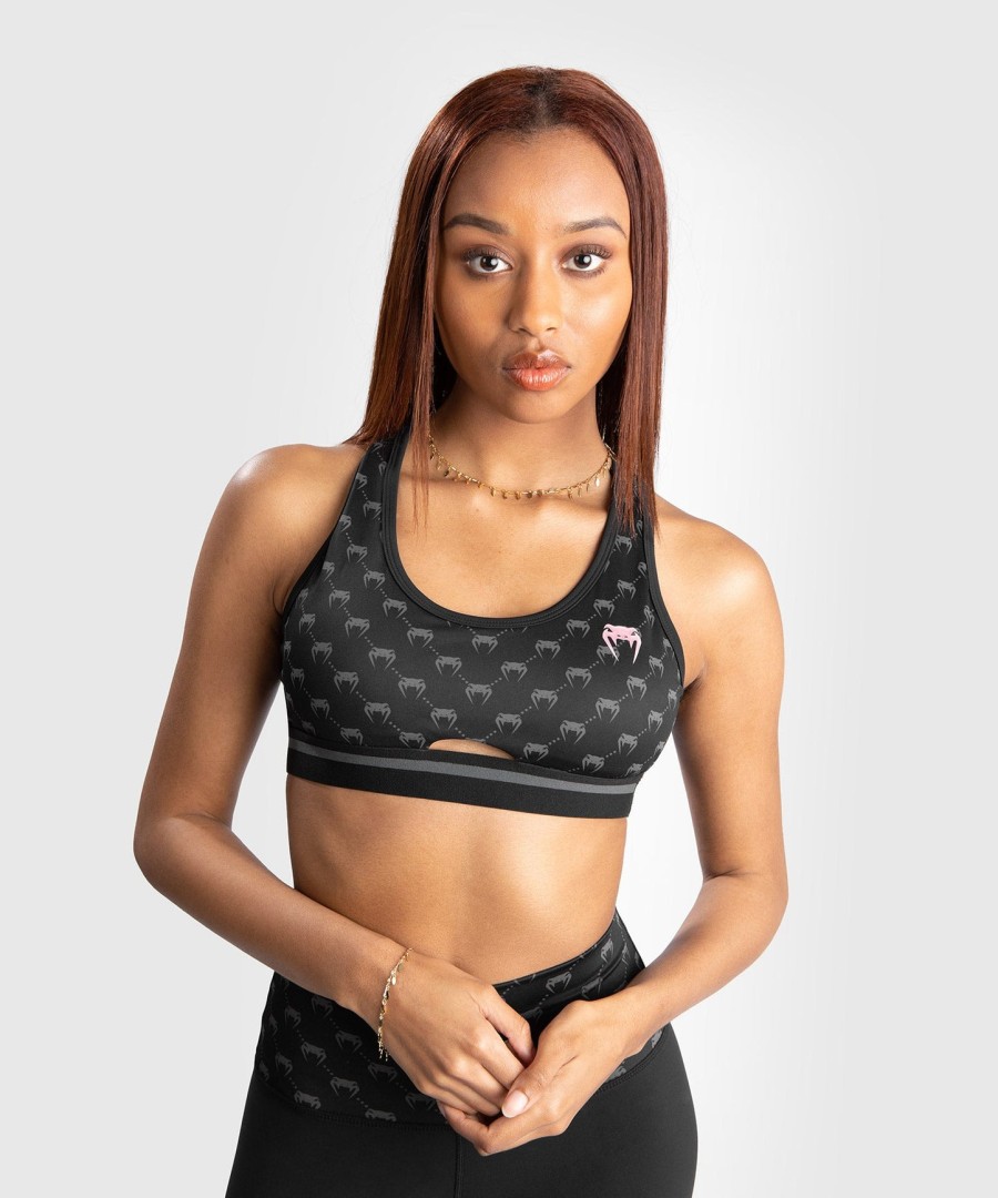 venum monogram sports-bh - sortpink guld