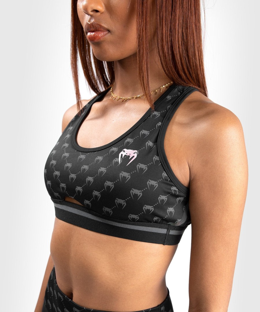 venum monogram sports-bh - sortpink guld