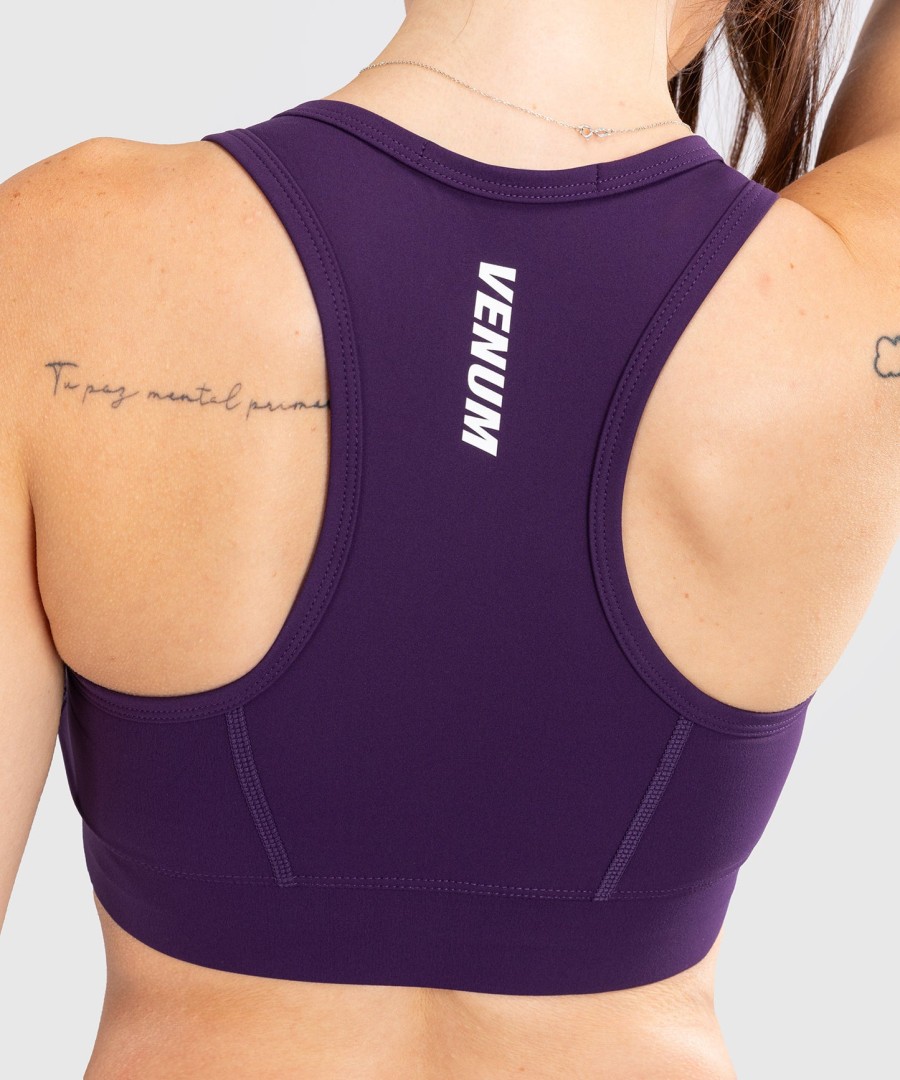 venum essential women medium impact sports-bh - dyb lilla