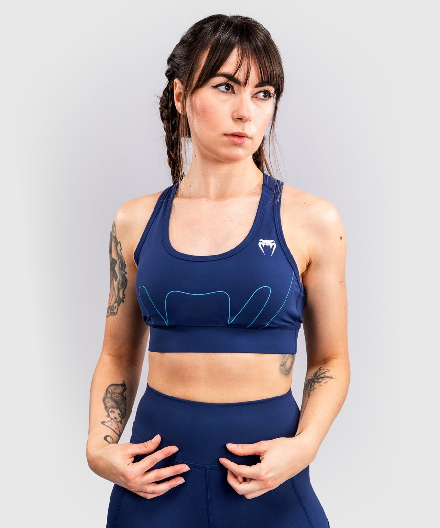 venum x top rank original sports-bh til kvinder - marineblå