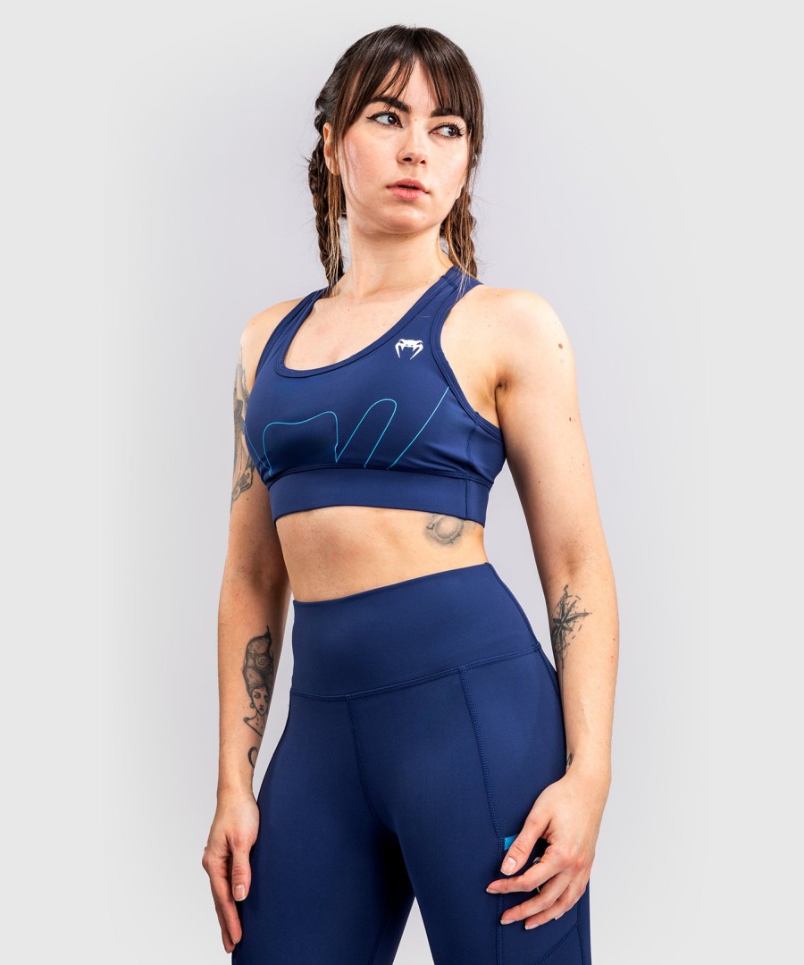venum x top rank original sports-bh til kvinder - marineblå