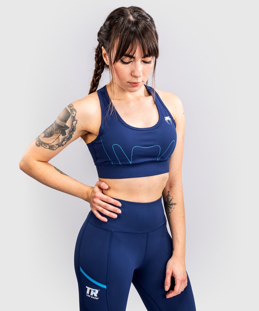 venum x top rank original sports-bh til kvinder - marineblå
