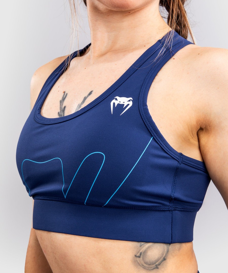 venum x top rank original sports-bh til kvinder - marineblå