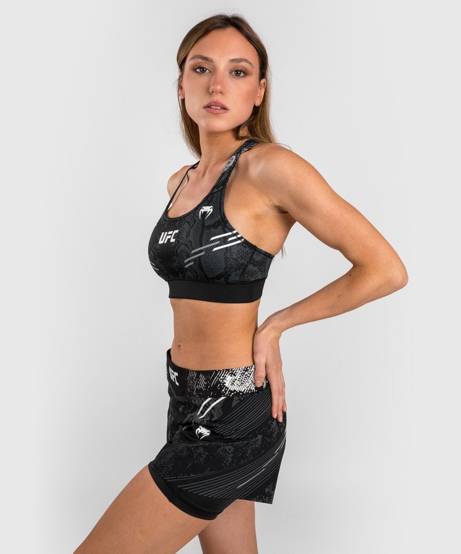 ufc adrenaline by venum authentic fight night sports-bh til kvinder - sort