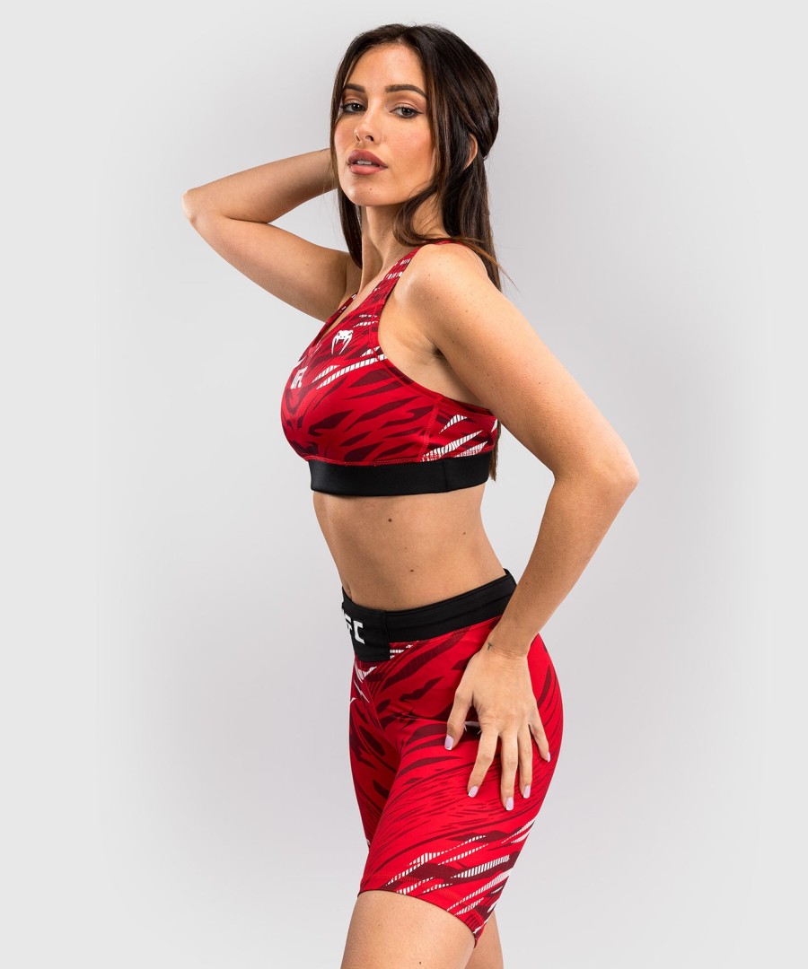 ufc fusion by venum authentic fight night sports-bh til kvinder - rød