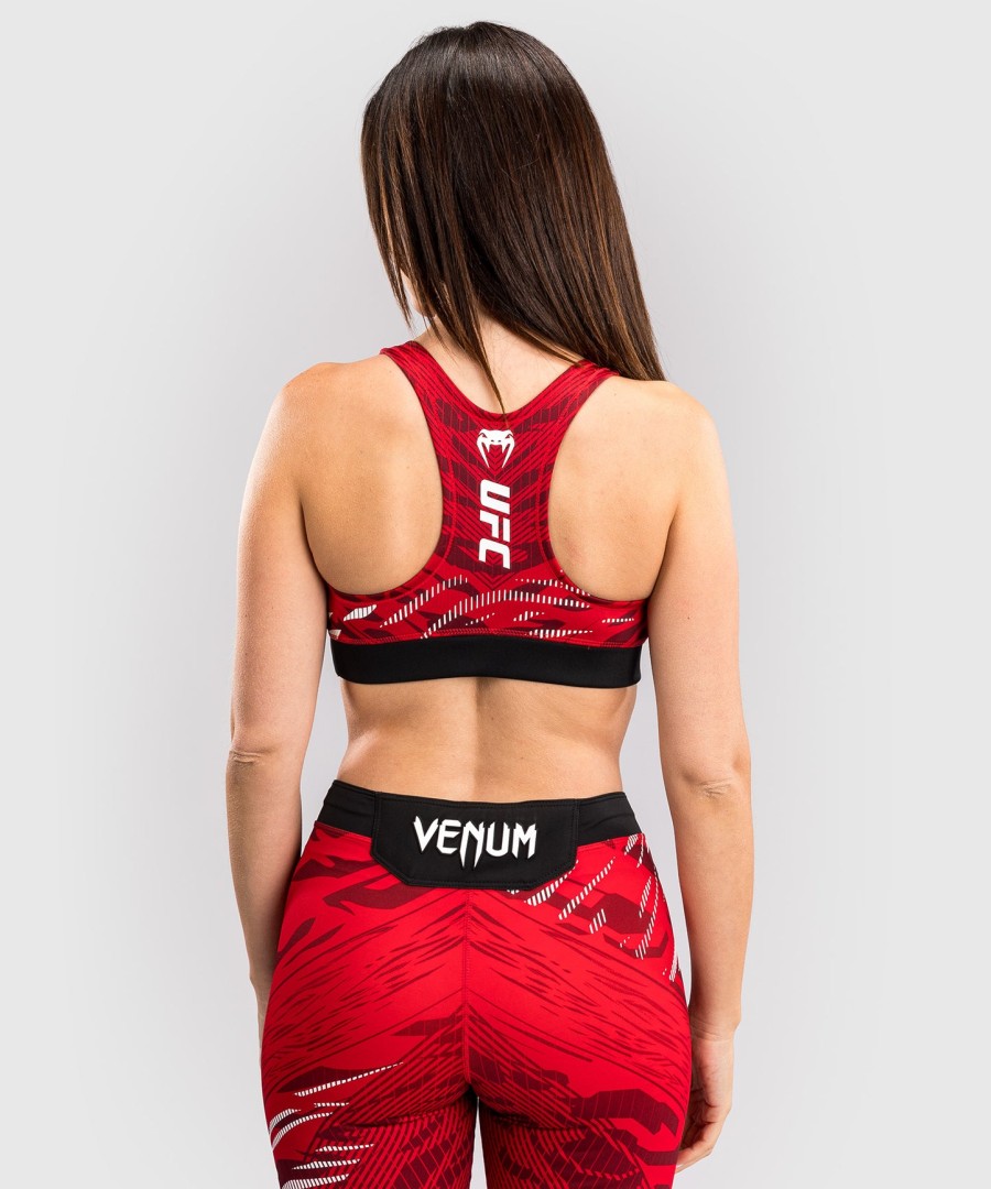 ufc fusion by venum authentic fight night sports-bh til kvinder - rød