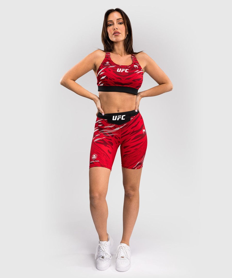 ufc fusion by venum authentic fight night sports-bh til kvinder - rød