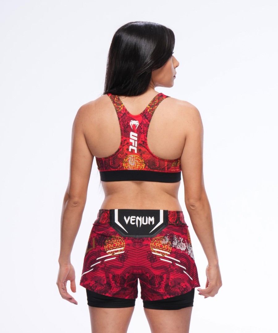 kvinder ufc uovertruffen af venum rød zhang weili sports-bh