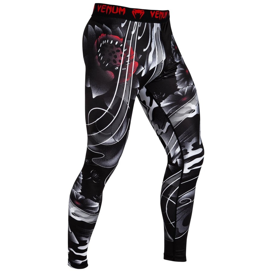 venum samurai skull kompressionstights - sort