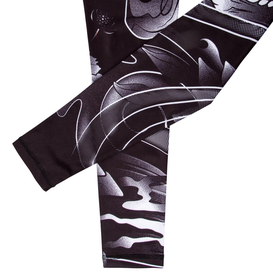 venum samurai skull kompressionstights - sort