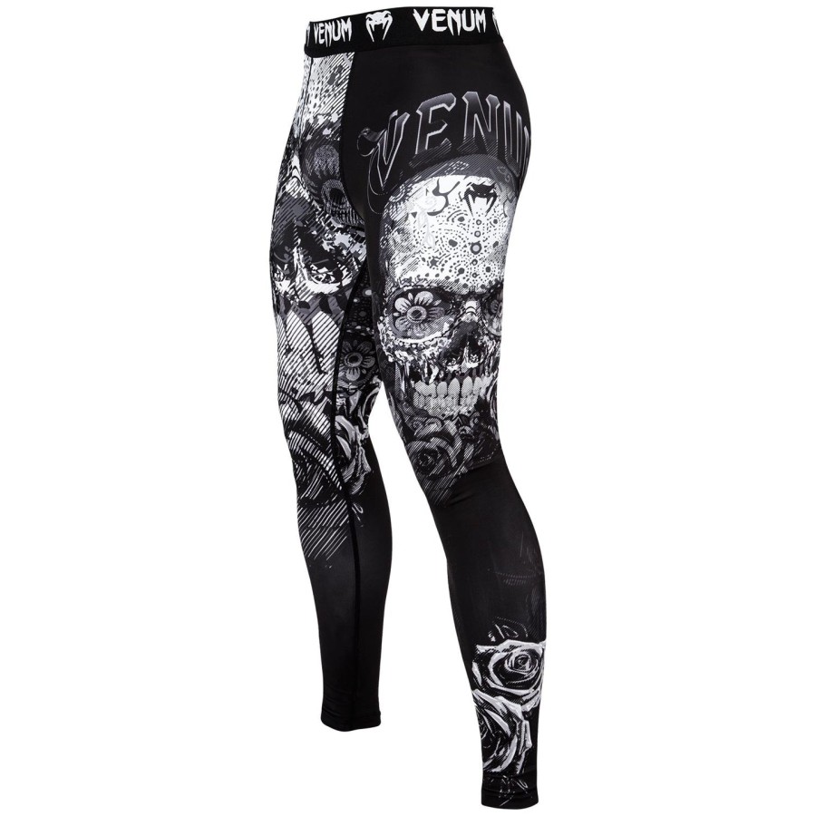 venum santa muerte 3.0 kompressionstights - sorthvid