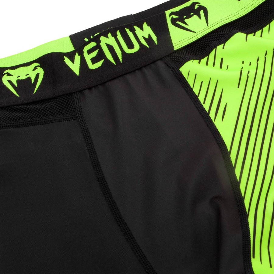 venum training camp 2.0 kompressionstights - sortneo gul