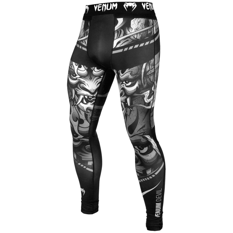 venum devil kompressionstights - hvidsort