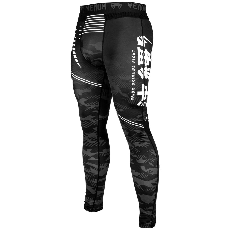 venum okinawa 2.0 kompressionstights - sorthvid