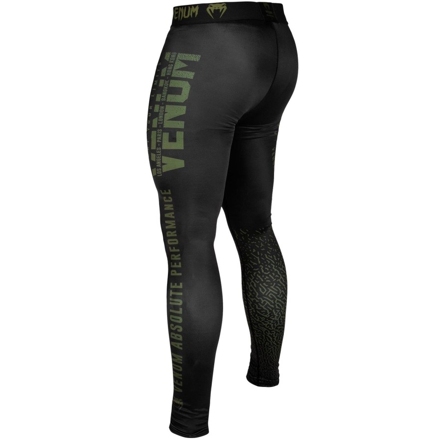 venum signature compression tights - sortkhaki - eksklusiv