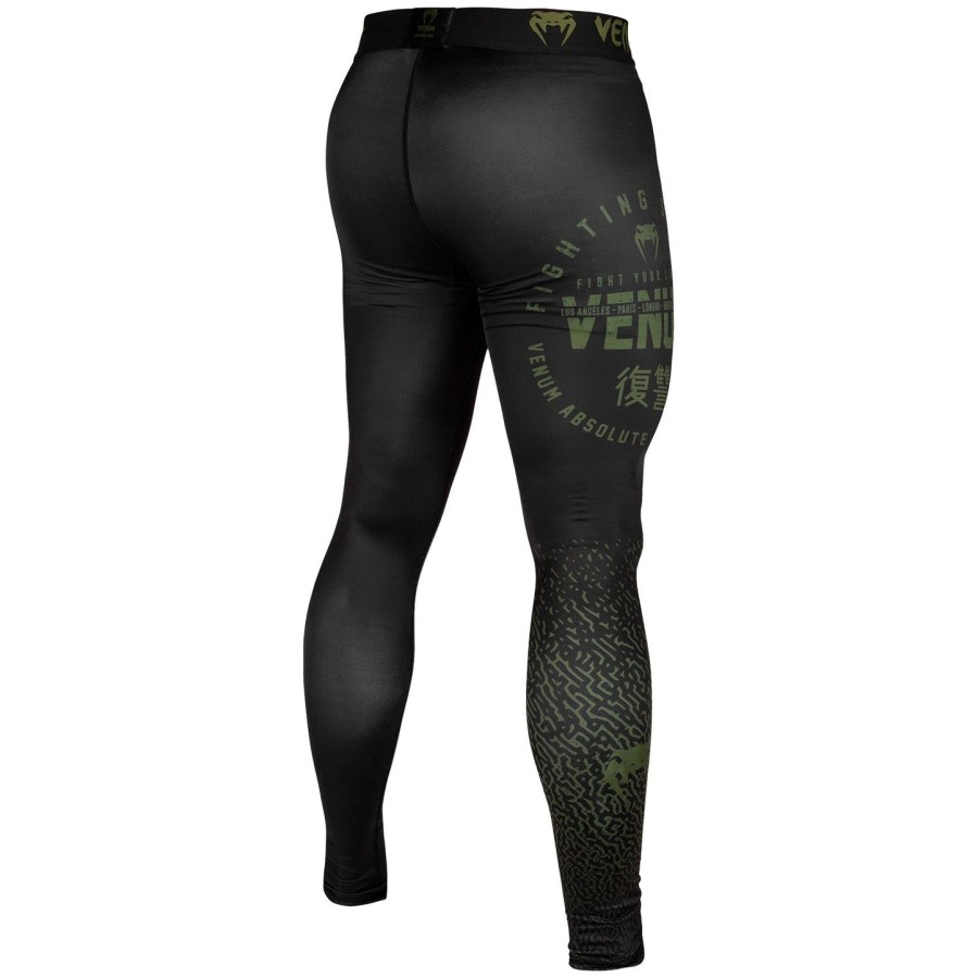 venum signature compression tights - sortkhaki - eksklusiv