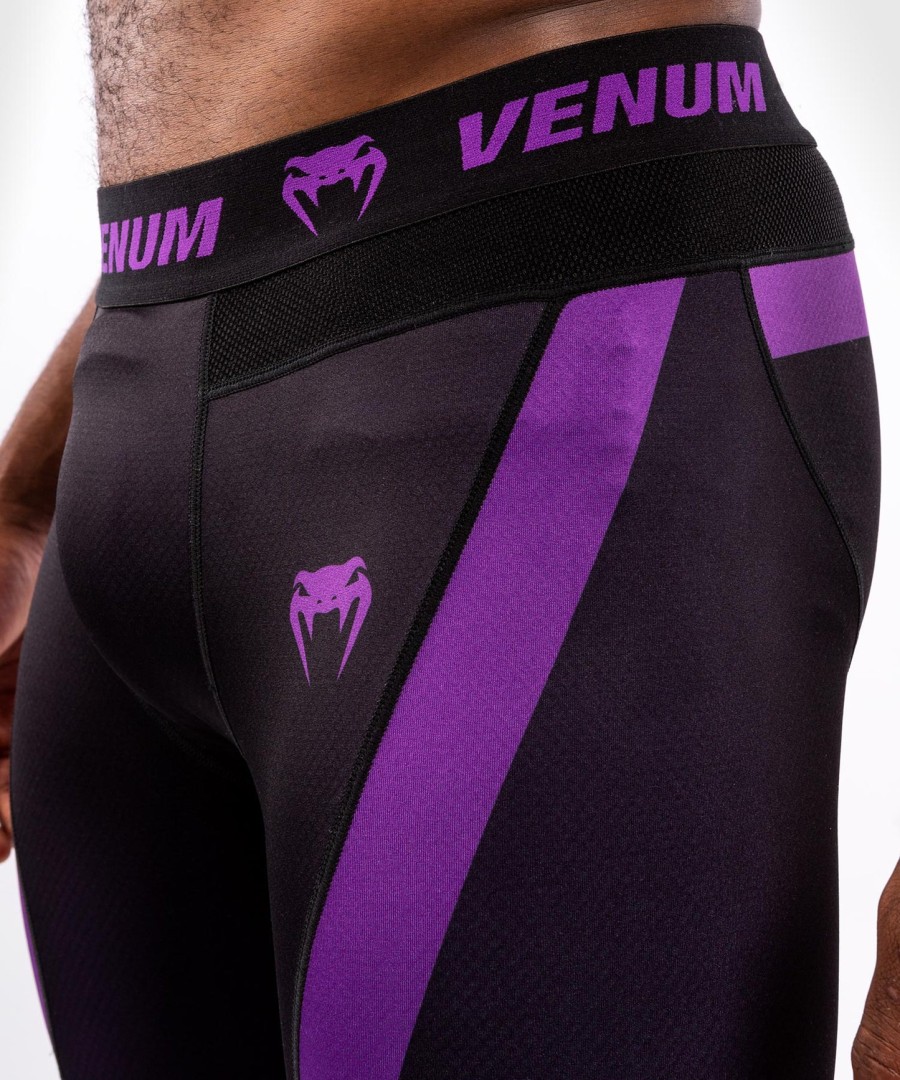 venum nogi 3.0 kompressionstights - sortlilla
