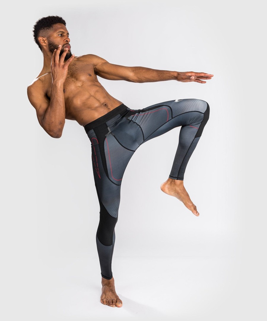 venum okinawa 3.0 kompressionstights - sortrød